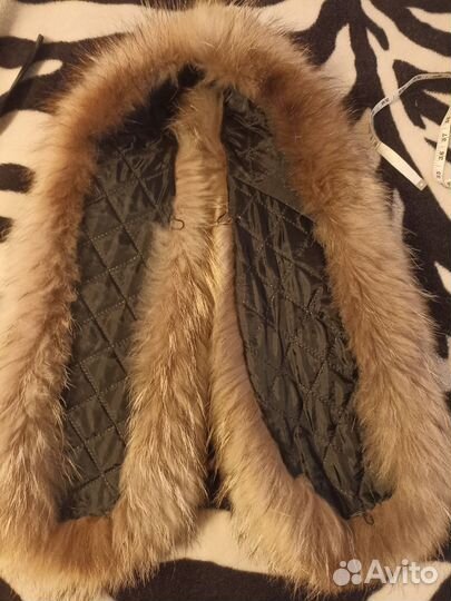 Воротник мех енот