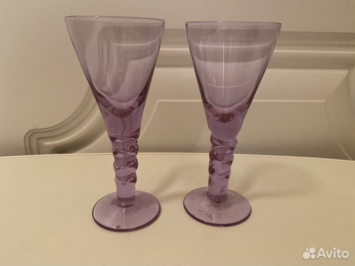 Хрусталь Чехословакия. Фужеры