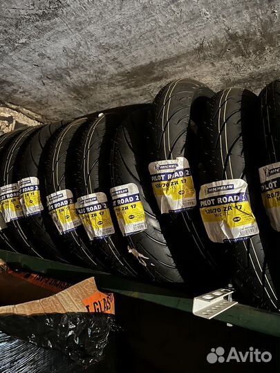 Мотошины 180 55 17 michelin pilot road 2