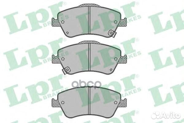 Колодки тормозные toyota auris 1.33-2.2 07- (Ве