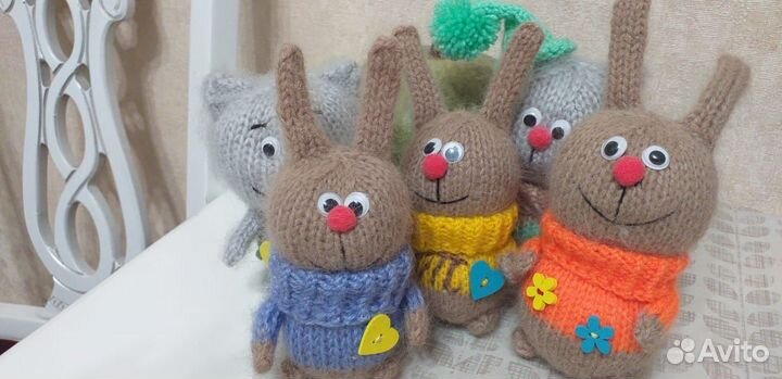 Вязаные игрушки ручной работы