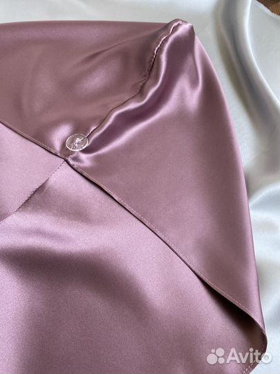 Тюрбан шелковый для сушки волос