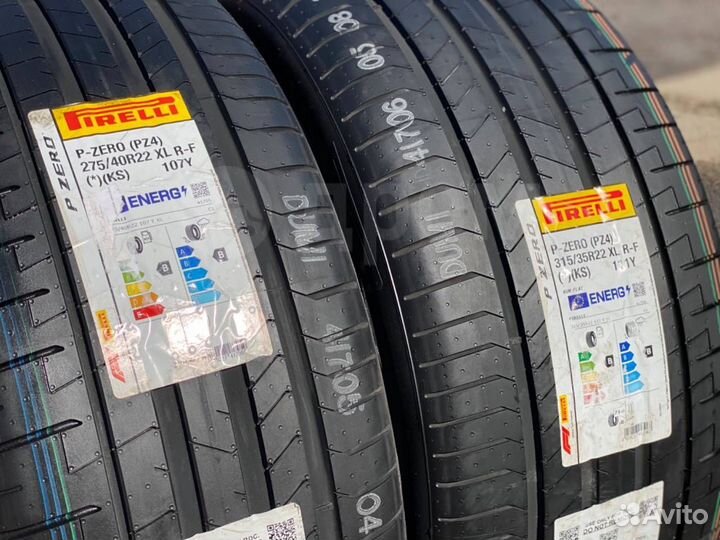 Pirelli P Zero PZ4 275/40 R22 и 315/35 R22 111Y