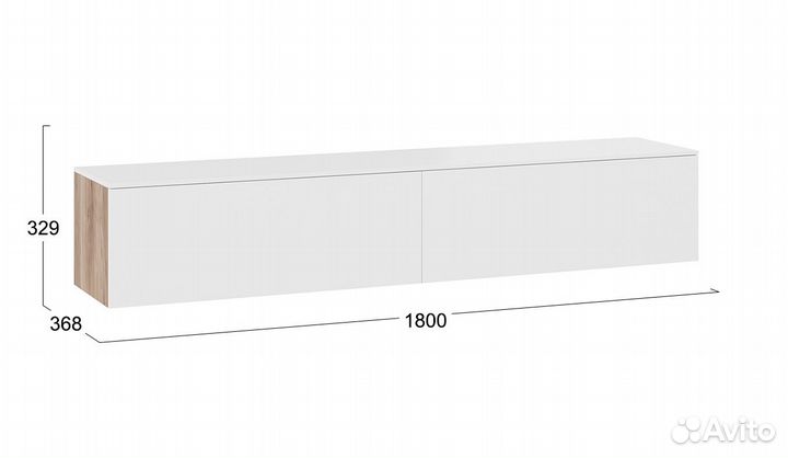 Тумба под тв настенная
