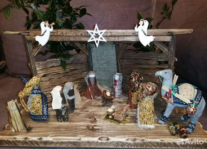 Макет - диорама Рождественского Вертепа
