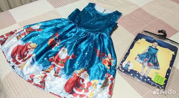 Платье новогоднее 128-134