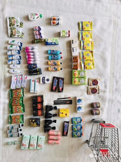 Лот мини ленты + тележка