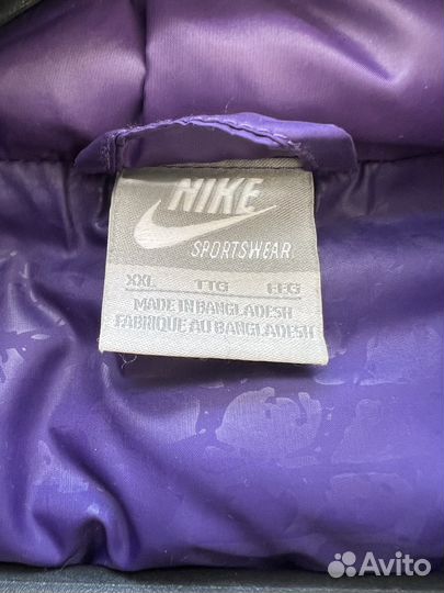 Пуховик женский nike. Размер XXL