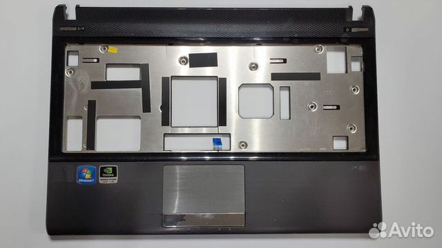 Топкейс Asus U31S темный и кнопка включения