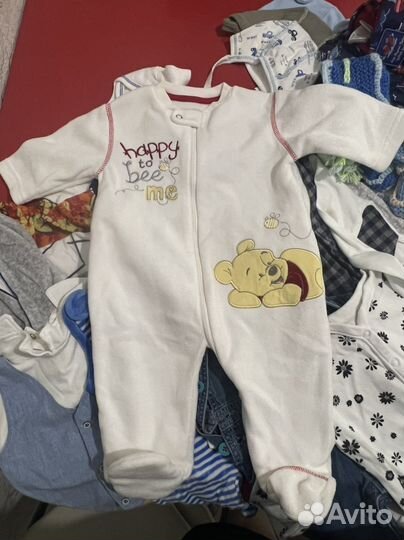 Вещи детские пакетом с рождения до года