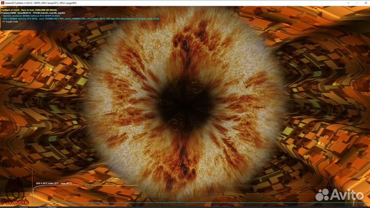 Видеокарта MSI GeForce RTX 3070 Ventus 3X OC 8GB