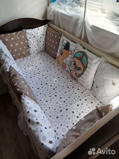 Бортики в кроватку в наличии и под заказ