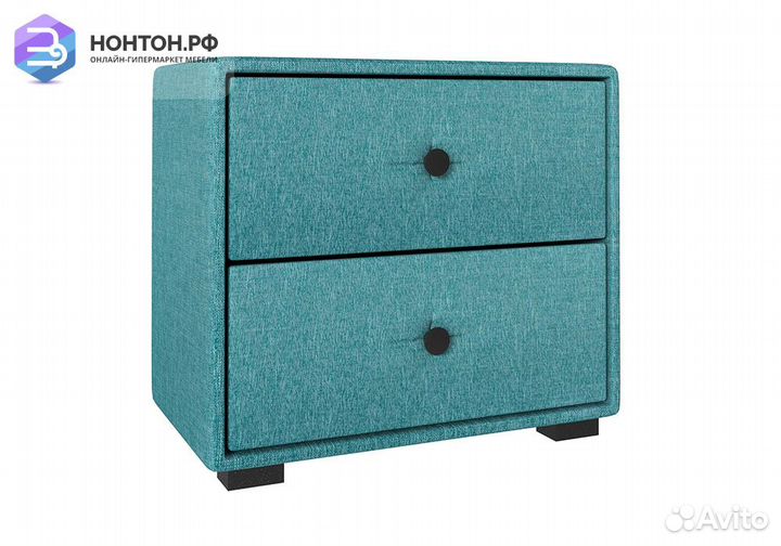 Тумба прикроватная Tango рогожка мята