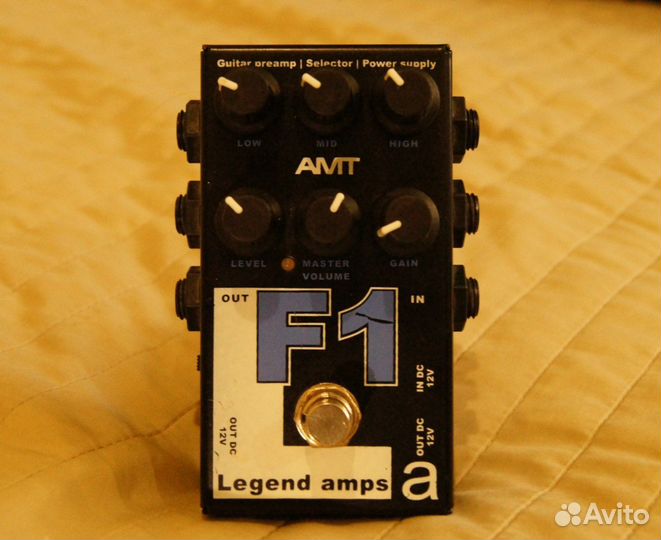 Гитарные педали AMT F1 Legend amps, NUX OD-3