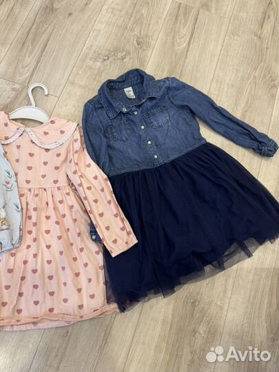Платья для девочки 4шт 98-104