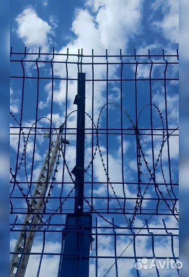 Забор сетка 3д