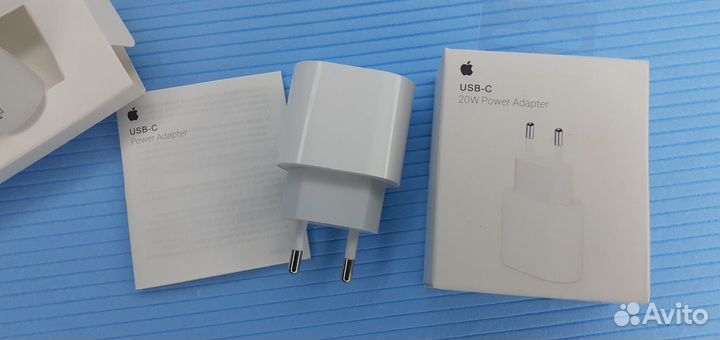 Оригинальный адаптер USB-C 20вт для Aphone и iPad