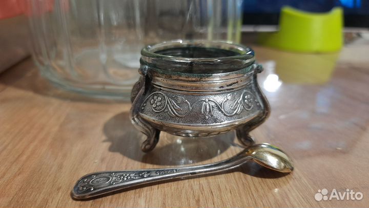 Солонка мельхиор СССР