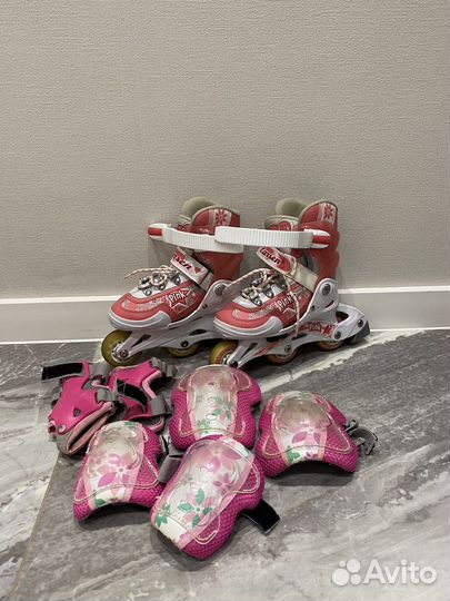 Ролики для девочки раздвижные