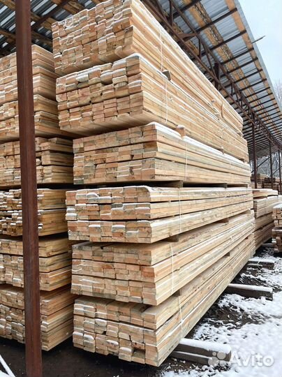 Доска обрезная 25х150х6000мм от производителя