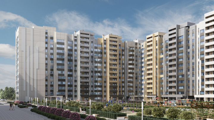 2-к. квартира, 59 м², 10/14 эт.