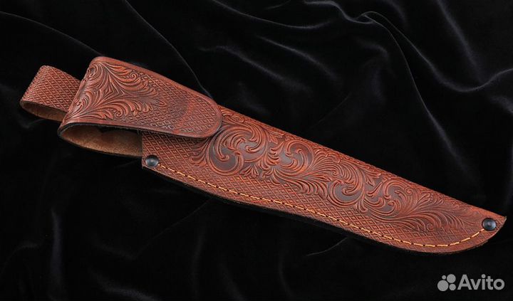 Нож Странник-2 S390 рукоять карбон железное дерево