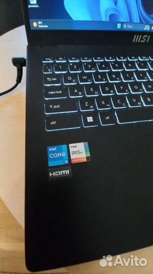 Ноутбук MSI Core i5-12 Gen Почти новый