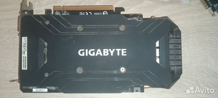 Видеокарта GTX 1060 3gb gigabyte