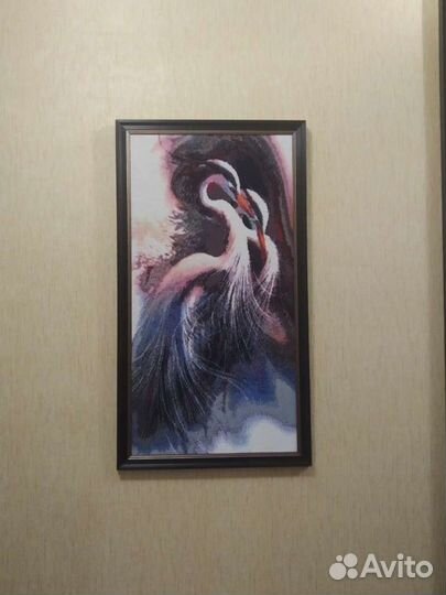 Картина бисером по авторской схеме 