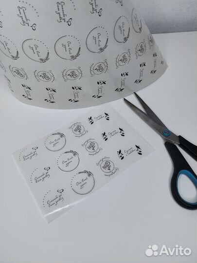 Наклейки для hand made спасибо за покупку