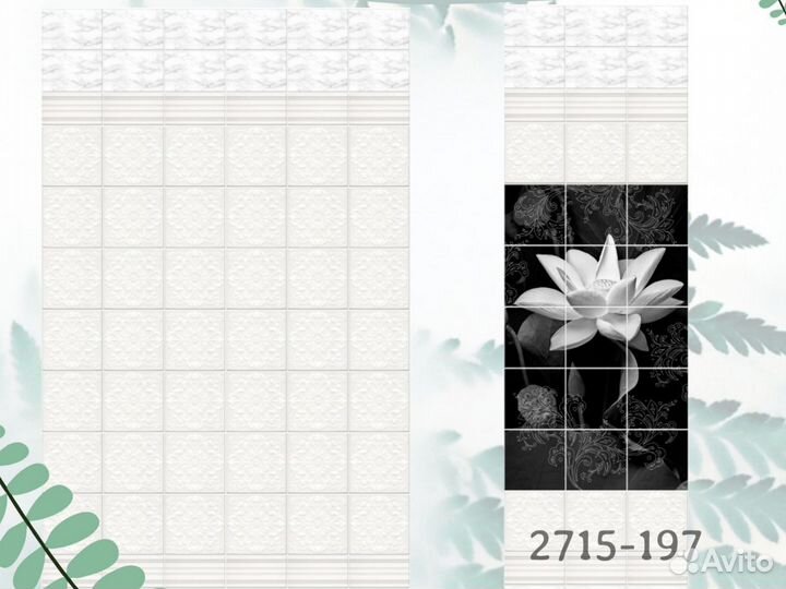 Стеновые панели пвх белый лотос