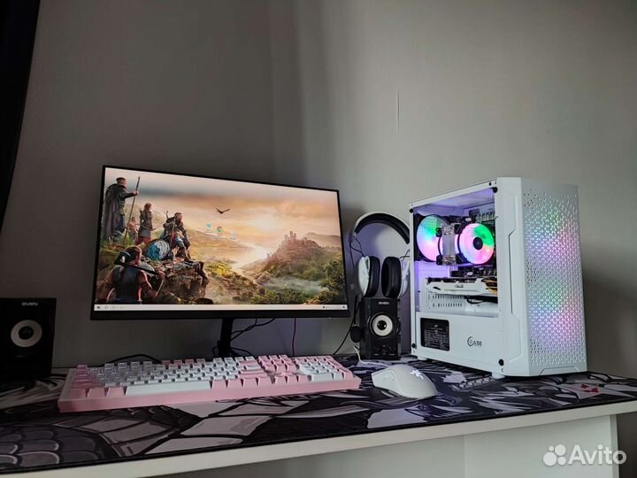 Игровой компьютер Intel/1070/16gb/ssd 512gb/ белый