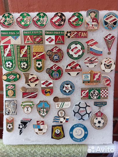 Значки Спартак Ц С К А Динамо Торпедо футбол
