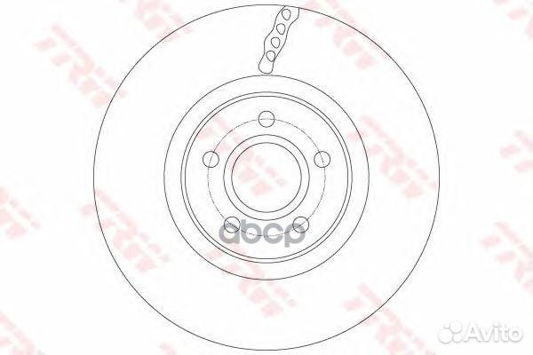 DF6138 диск тормозной передний Ford Focus/C-MA