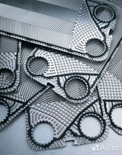 Пластины и уплотнения для теплообменника Ду65