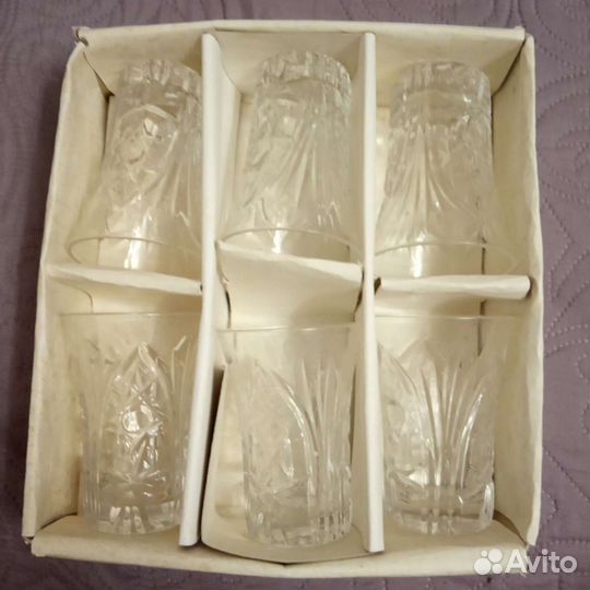 Рюмки хрустальные