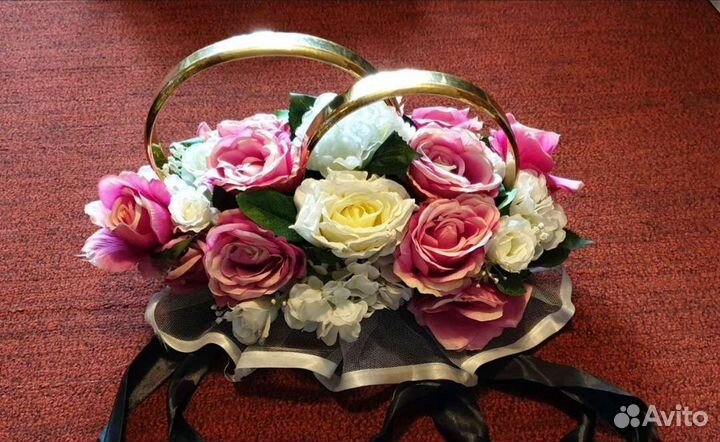 Свадебные украшения на машину аренда