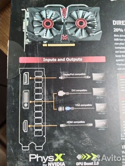 Видеокарта Asus GTX 750Ti Strix
