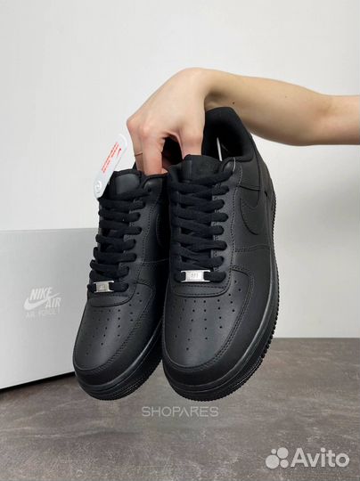 Кроссовки nike air force 1 черные