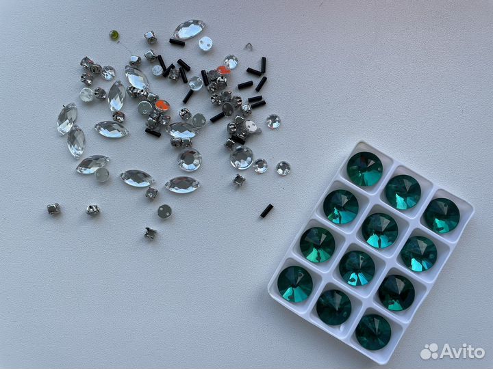 Бисер стеклярус