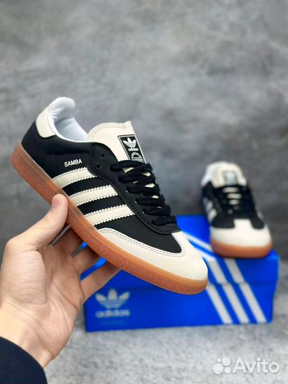 Кеды женские adidas samba чёрный