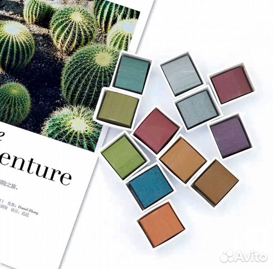 Набор перламутровых акварельных красок 3 палитры