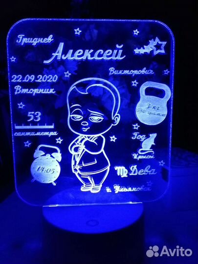 Ночник метрика