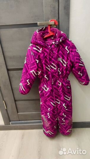 Зимний комбинезон для девочки 116 122