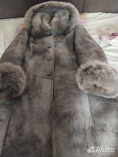 Дубленка натуральная женская 48 -50