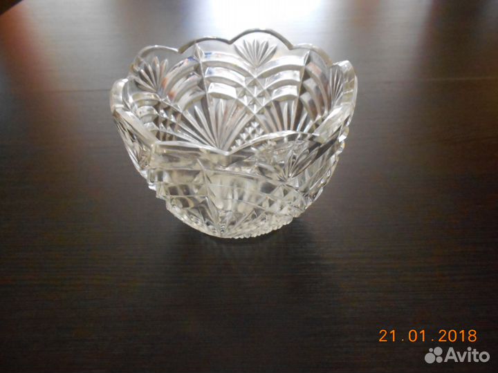 Конфетницы или салатницы хрусталь