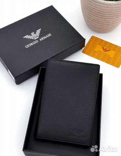 Обложка на паспорт натуральная кожа