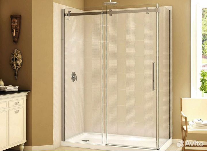 Стеклянная душевая кабина