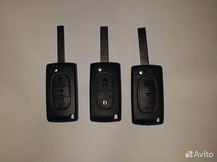 Ключ корпус Peugeot