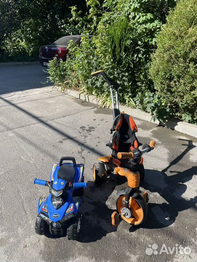 Детский велосипед бу, и машинка